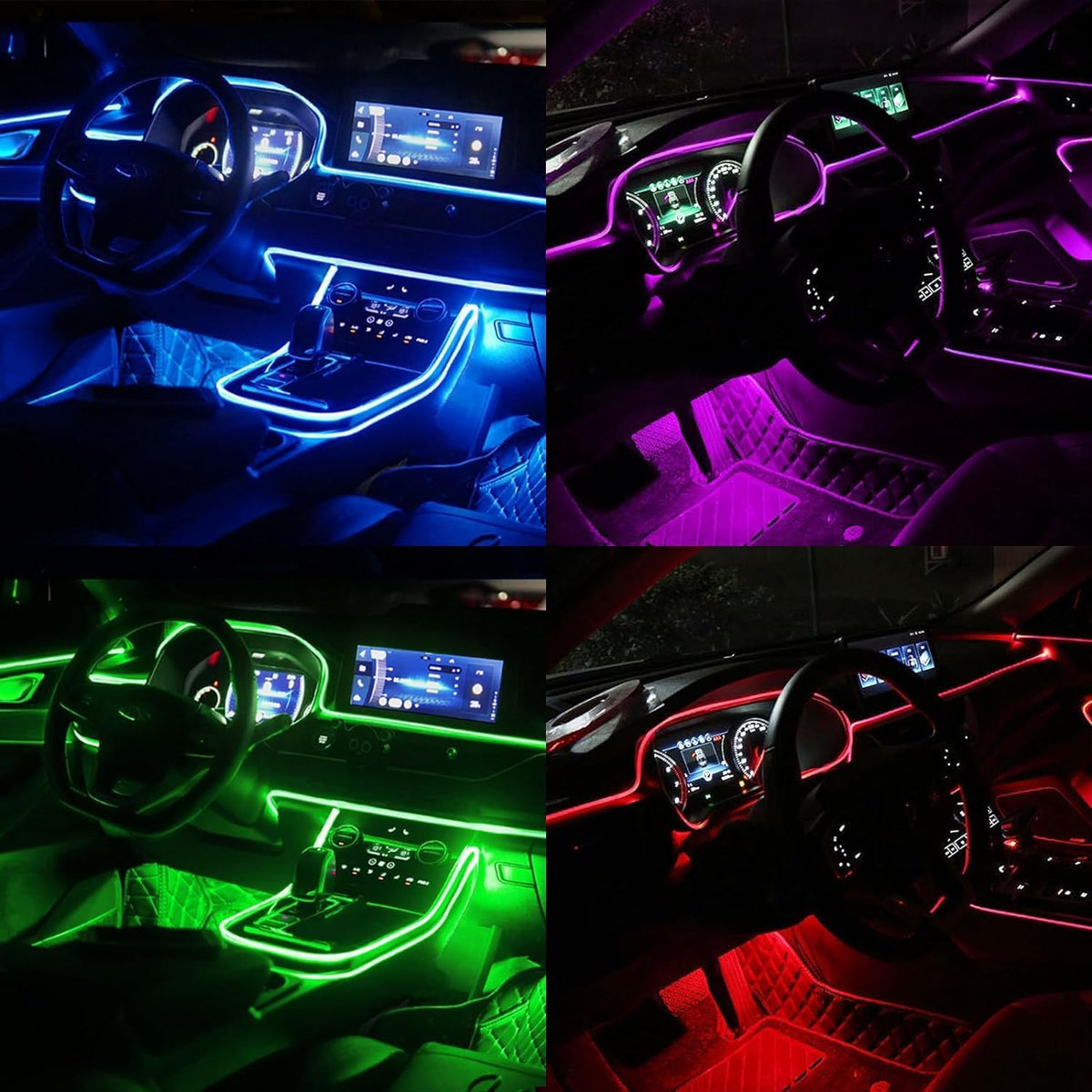 USB Car LED Lights Interior Car Lights Strip