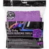 Chemical Guys Happy Ending Ultra Plush Edgeless Microfiber Towel, Purple (3 Pack)